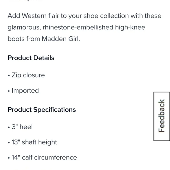 Madden Girl Sparkly Boots - Picture 5 of 16